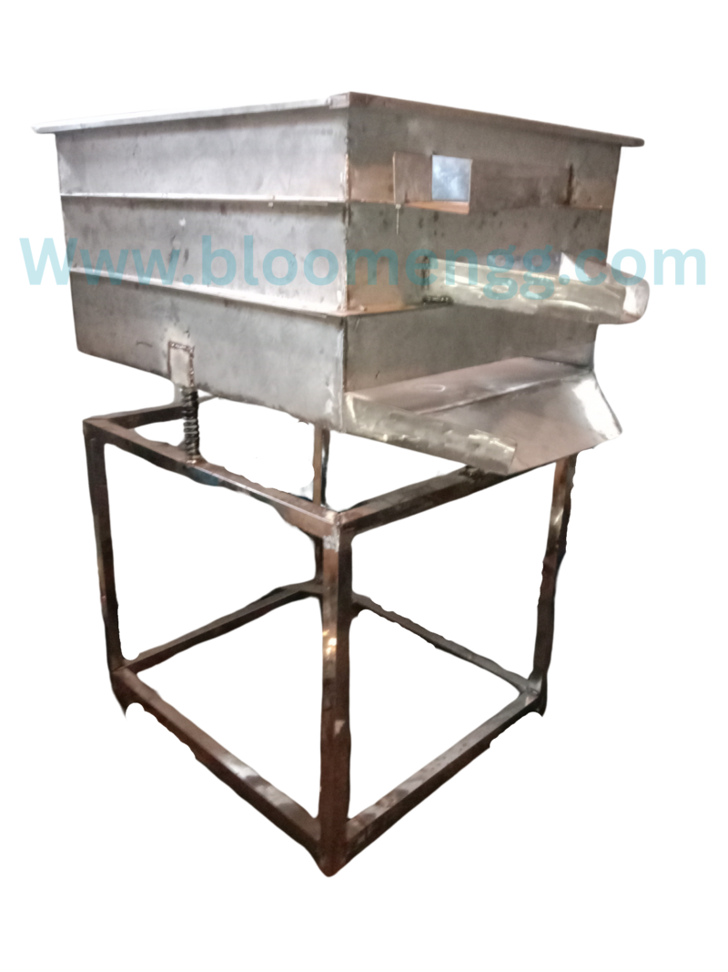 Linear salt vibrator sifter 3 mesh sizes