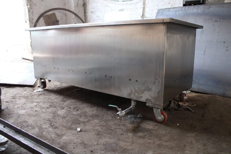 stainless steel hot water boiling tub