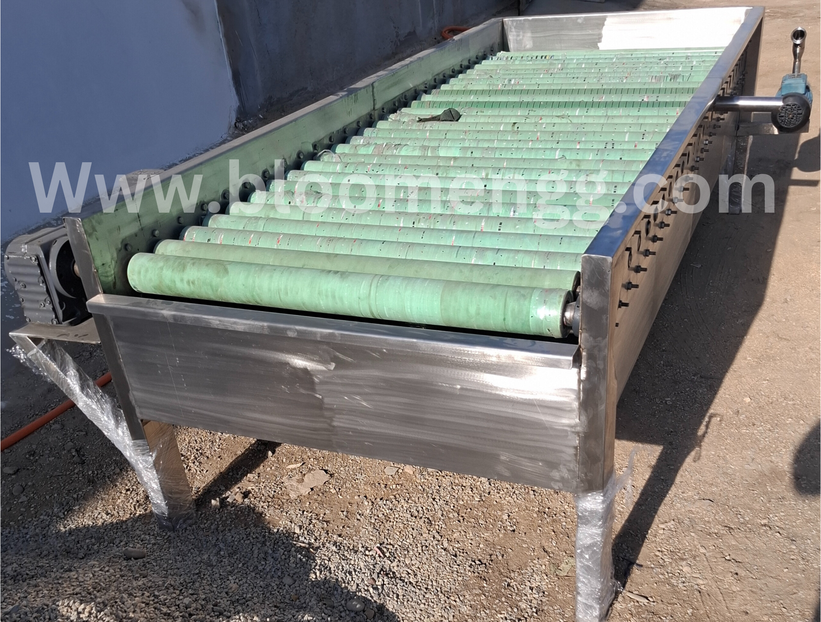 gravity rubber roller conveyors