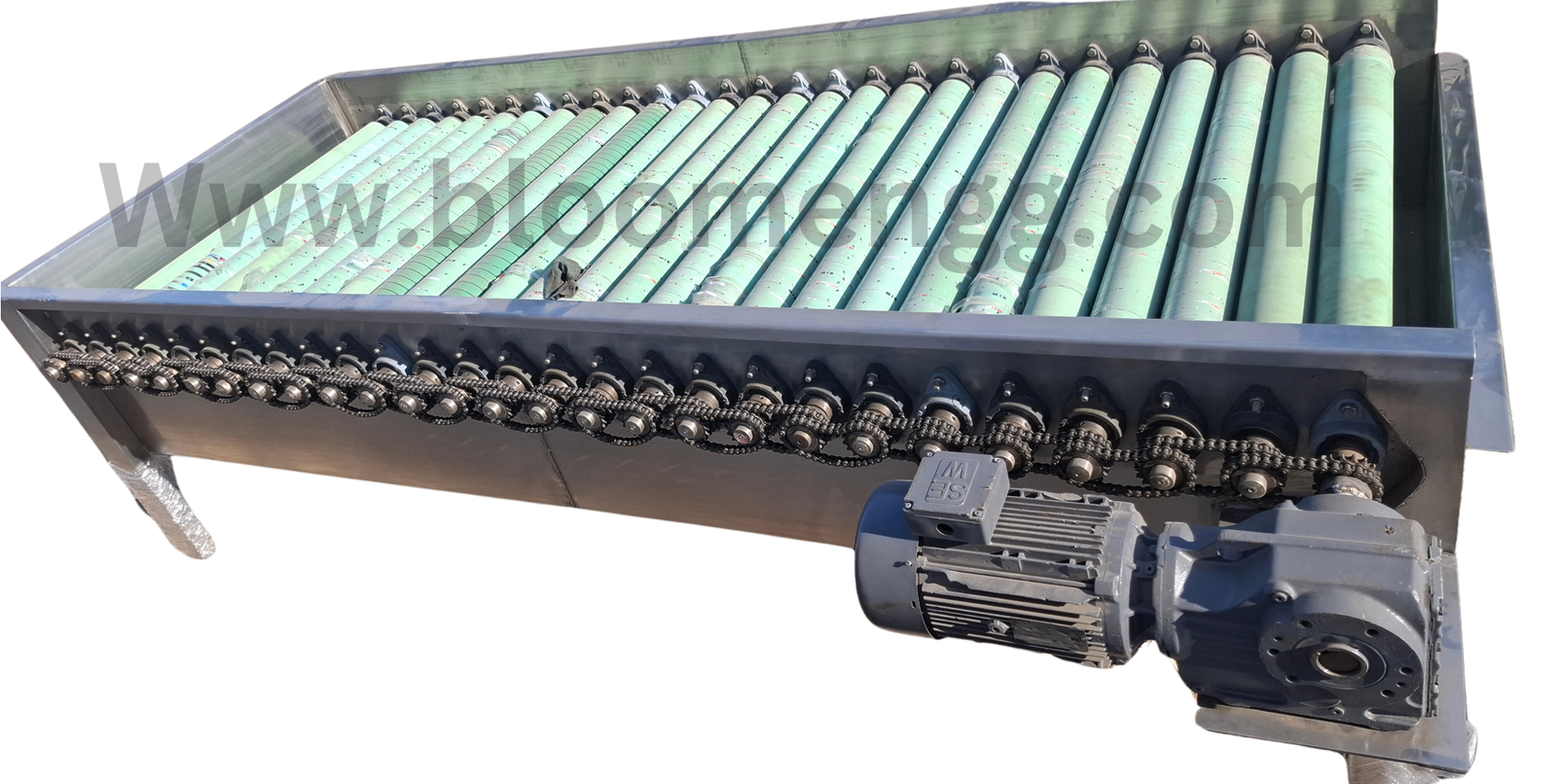 gravity rubber roller conveyors